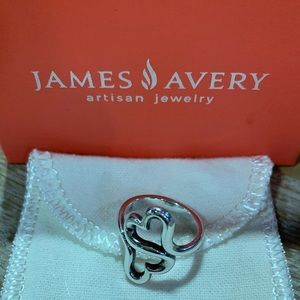 James Avery Heart to Heart ring